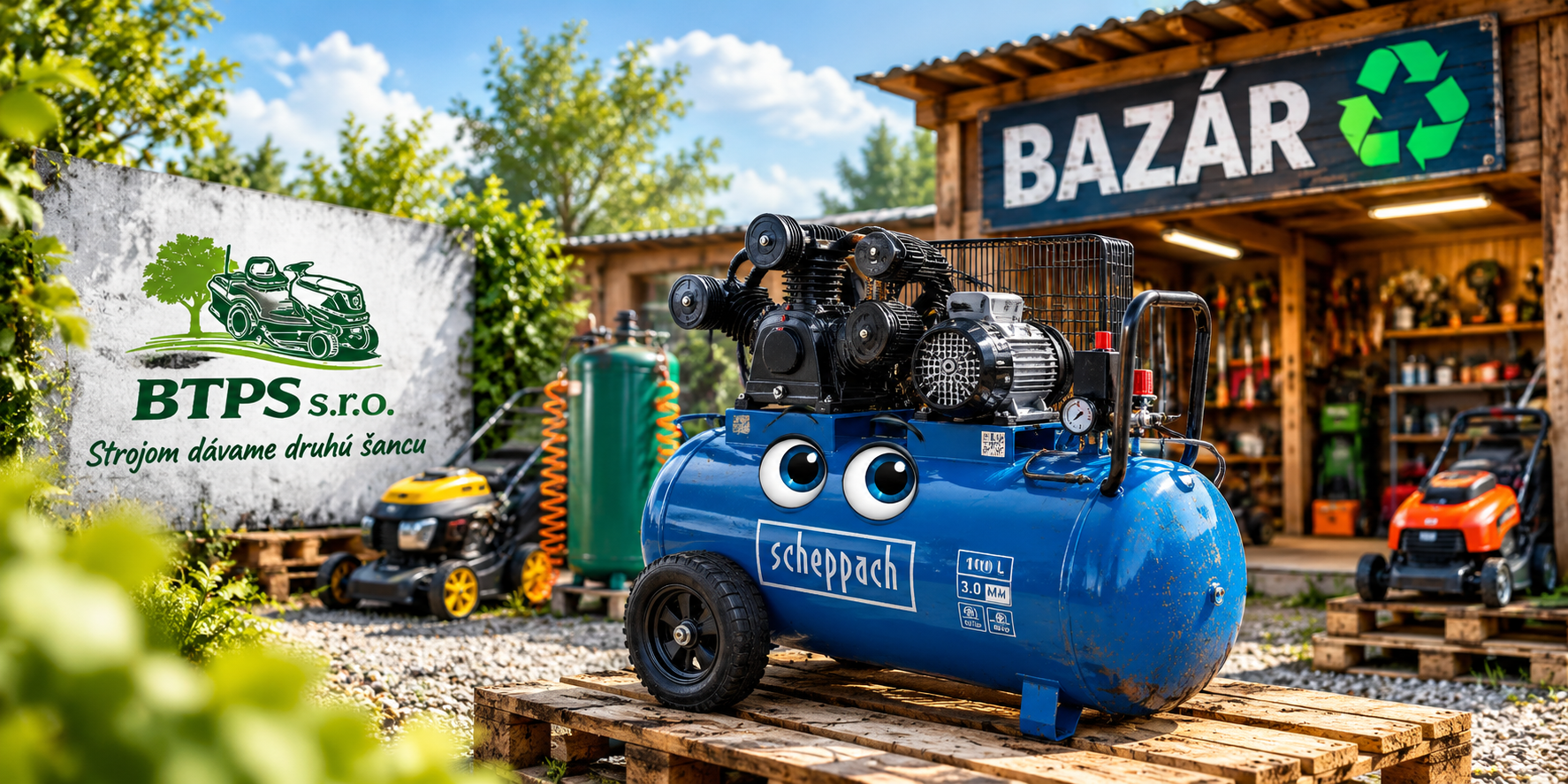 BTPS Bazár – strojom dávame druhú šancu